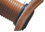 Pieza tope para clip elastomérico DN200